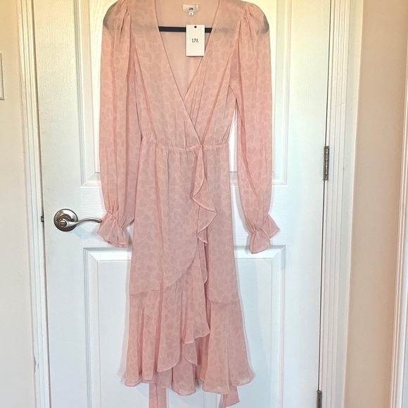 LPA • Revolve • Pink Ruffle Duster - Picture 2 of 3